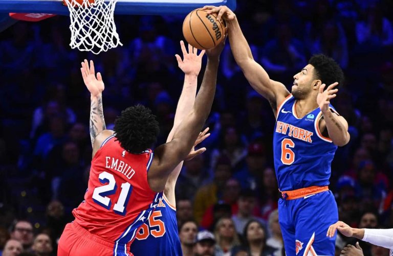 Knicks vs 76ers Match Player Stats